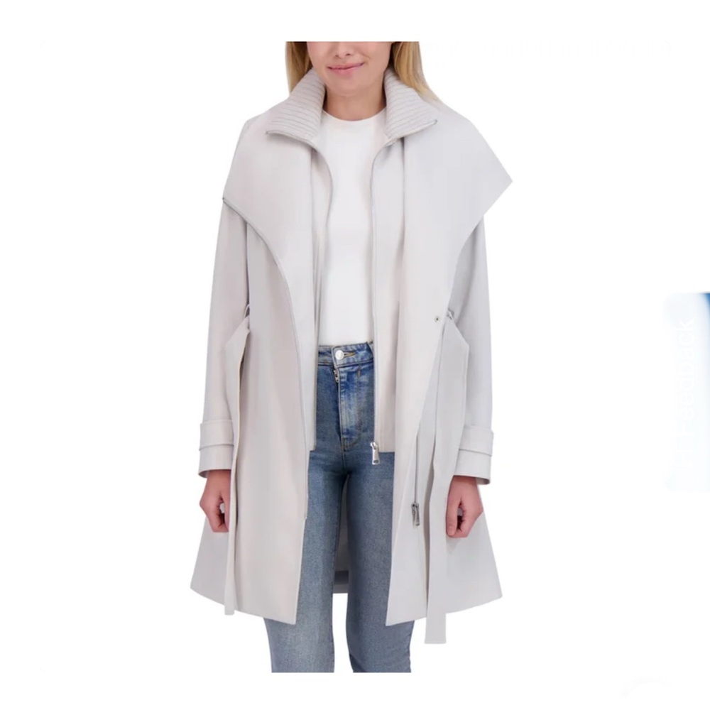 Halston Women's Belted Trench Coat